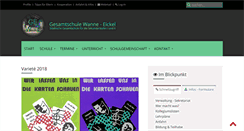 Desktop Screenshot of gesamtschule-wanne-eickel.de